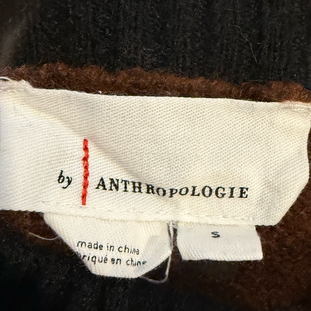 Anthropologie color block sweater- size small - Picture 9 of 11